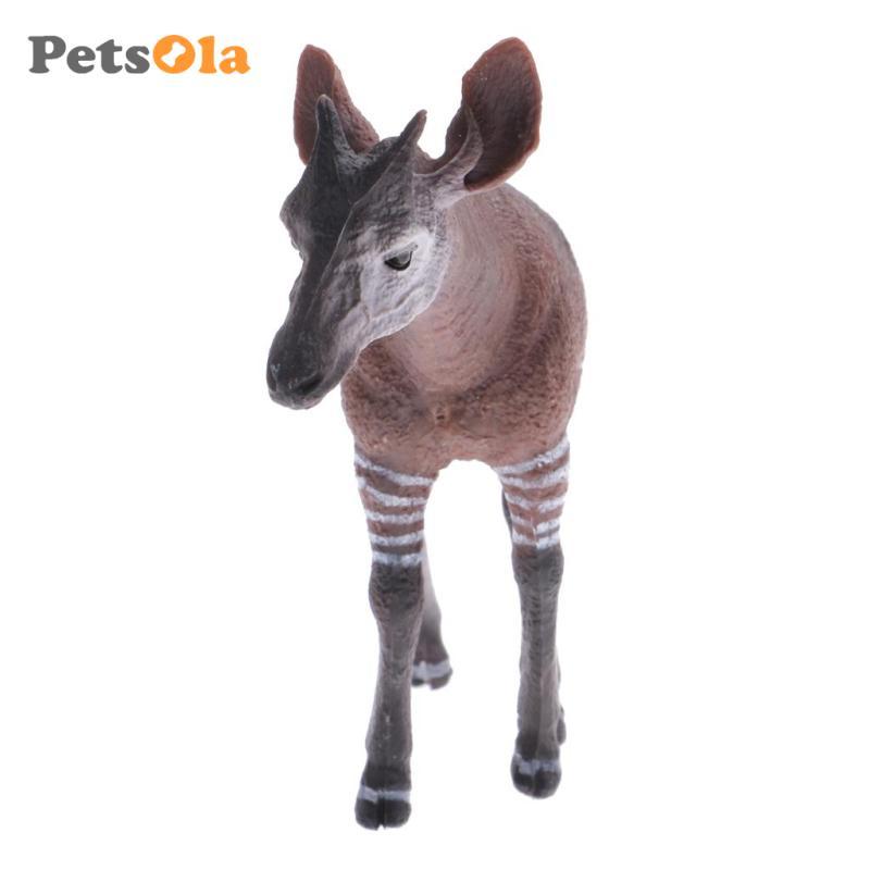Thực Tế Okapi Động Vật Hoang Dã Hình Tượng Mô Hình Hành Động Nhân Vật Đồ Chơi Trẻ Em Quà Tặng