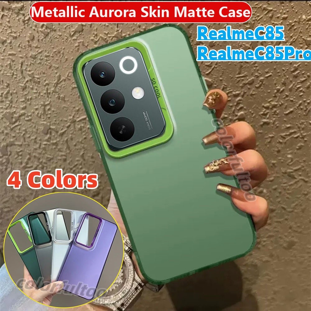 Ốp Silicon TPU Mềm Sang Trọng Cho Realme C85 Pro C 85Pro RealmeC85 RealmeC85Pro 4G 5G 2025 Vỏ Chống 