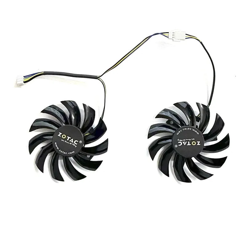 75MM 4PIN cho ZOTAC GeForce GTX660ti 660 650ti 560 AMP Quạt thay thế Card đồ họa phiên bản