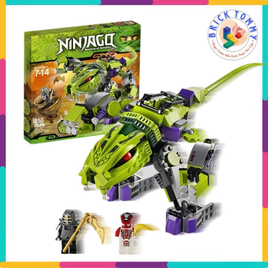( Giao ngẫu nhiên ) Mô hình đồ chơi Ninjago Fangpyre Mech season 1 9755 | 255 chi tiết