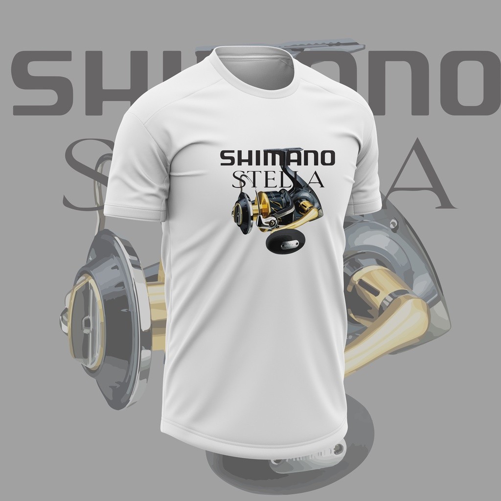 Shimano Stella Thsirt Microfiber Eyelet Áo thun / Baju Microfiber Jersi / Jersey Thăng hoa / Áo thun