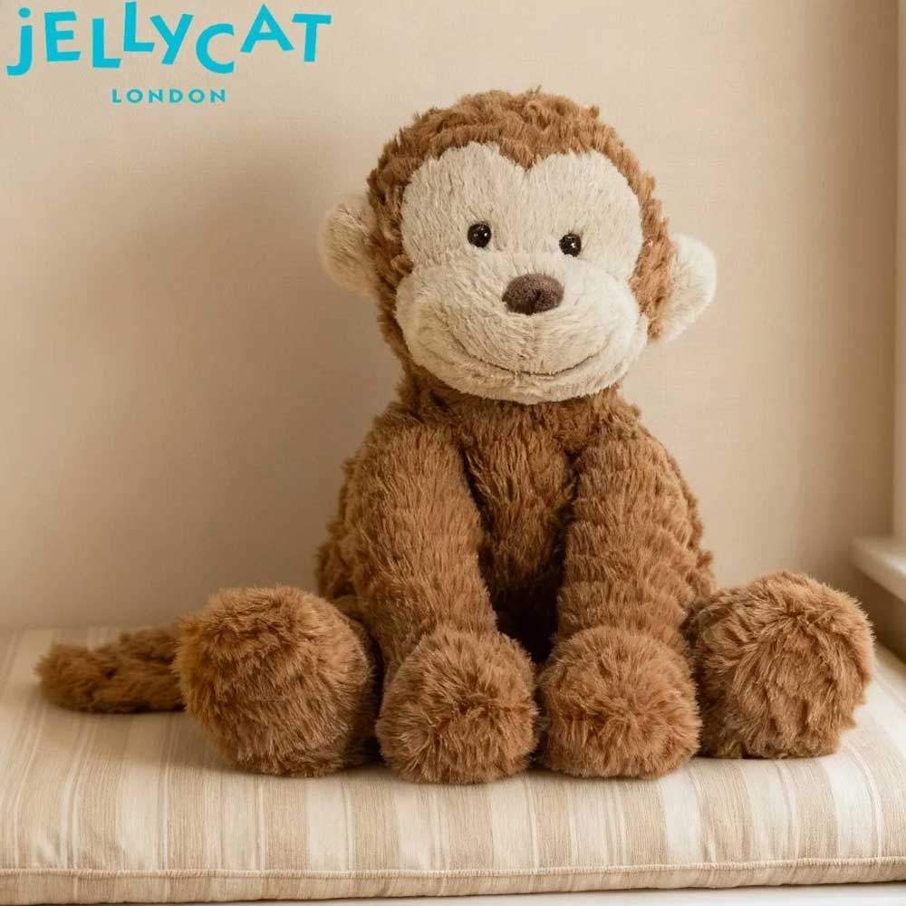 Jellycat Medium Fuddlewuddle Monkey 23cm Plush Doll With Tags & Dust Bag
