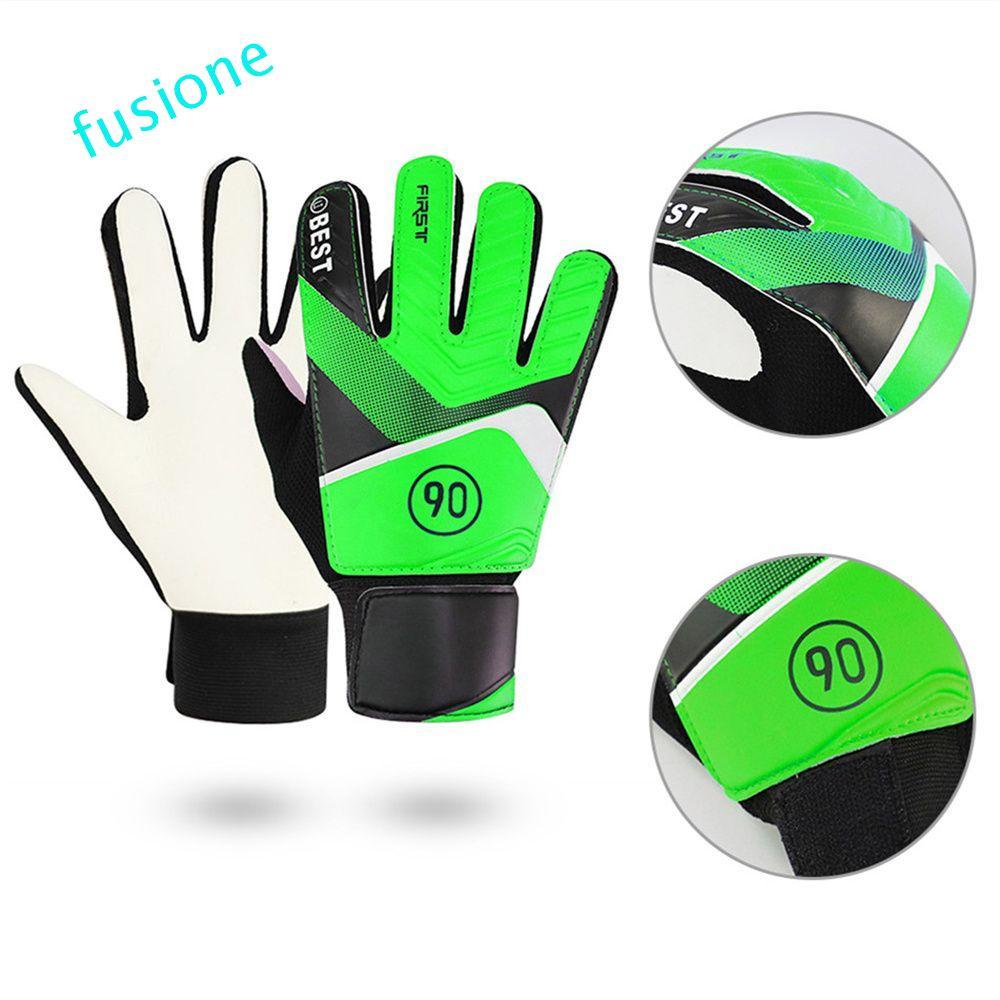 Găng tay thủ môn bóng đá FUSIONEDGE 1 Cặp bảo vệ tay trẻ em Full Finger Boy Football Glvoes