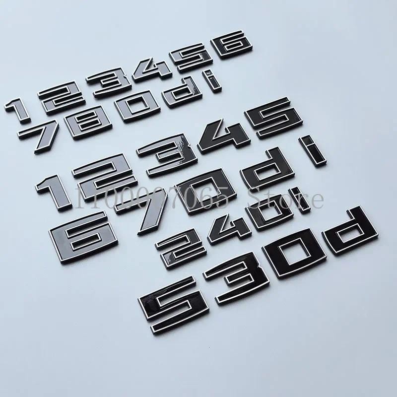 Màu Sắc Kép Đen Bạc M Series ABS Chữ Biểu Tượng Xe Ô Tô Huy Hiệu Miếng Dán Cho M140i M240i M320i M34