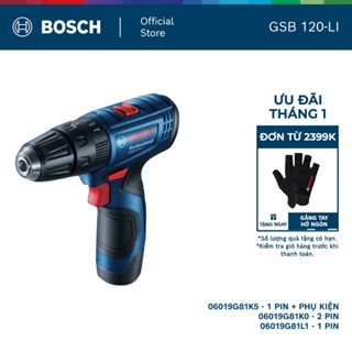  Máy khoan vặn vít động lực dùng pin Bosch GSB 120-LI 