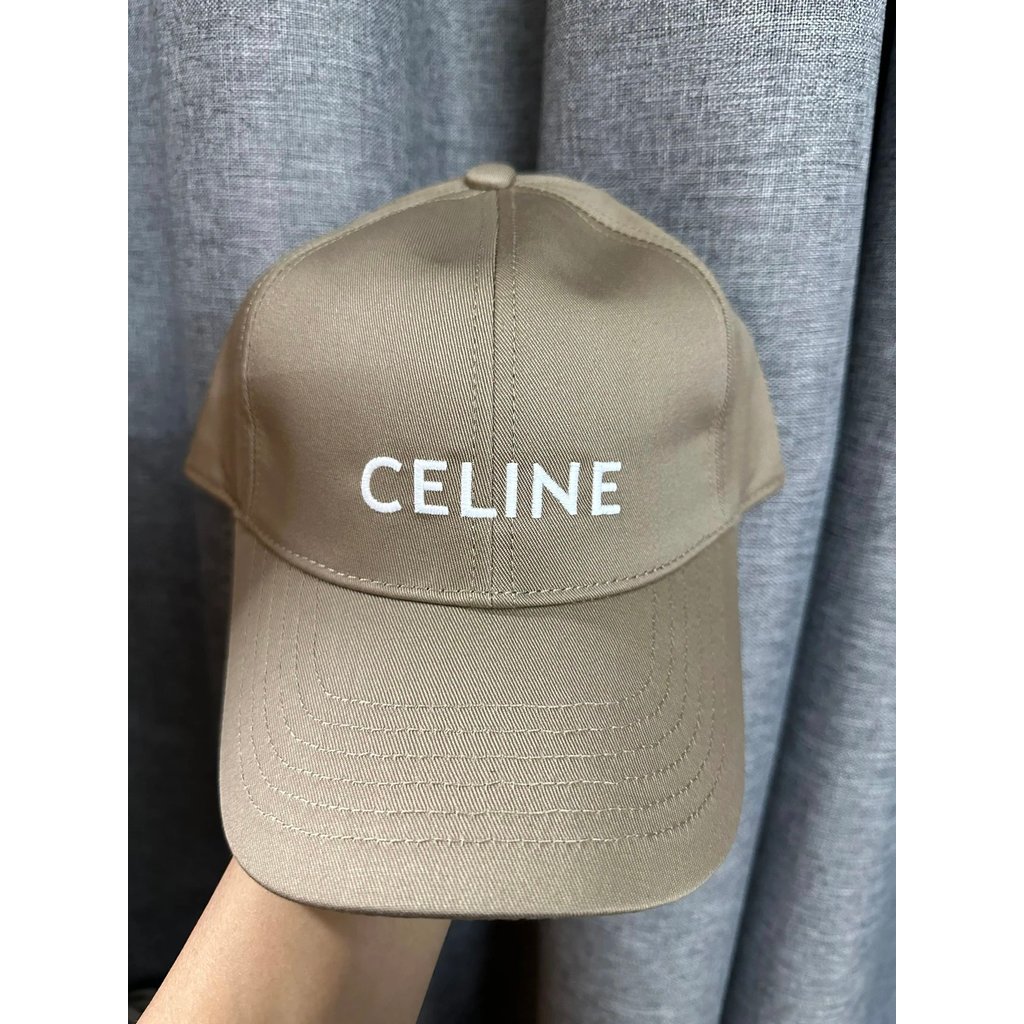 Celine Mũ bóng chày cứng, logo thêu, phù hợp mọi kích cỡ đầu
