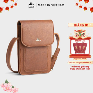  Túi Lata  Thời trang nữ đựng điện thoại - Túi đeo chéo da HN130  