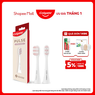  Bộ 2 Đầu thay Bàn chải điện Colgate PULSE và 33 chế độ - Chăm sóc nướu tối ưu 