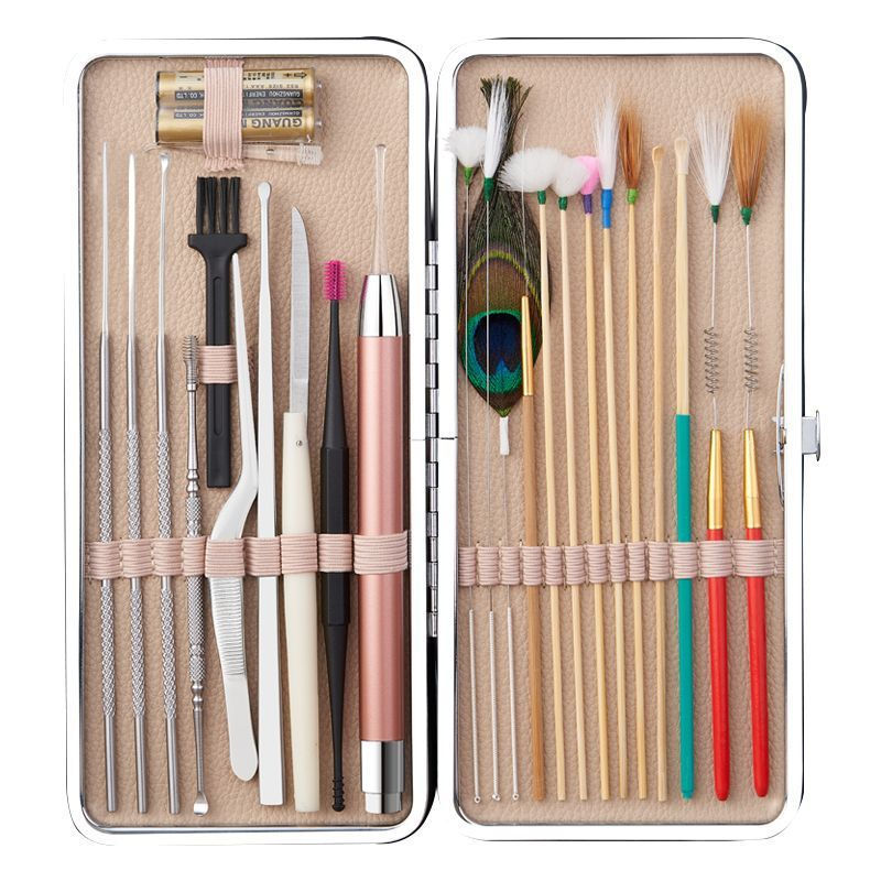 New Product#Ear Cleaning Tool Professional Ear Picking Tool Ear Pick Spoon Artifact Advanced Light F