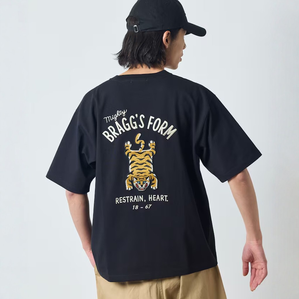 Áo Thun Nam Freak's Store Oversize Cổ Tàu Hình Rắn Tiger