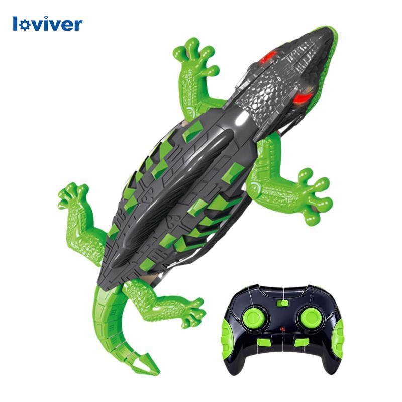RC Wall Crawler Gecko, Wall Crawler Robot Gecko, RC Car Toy, Đồ chơi trẻ em, dành cho thanh thiếu ni