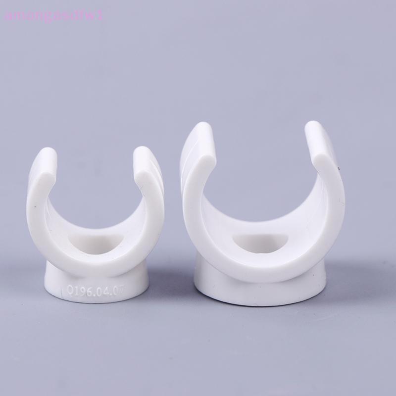 Amongasdfw1 20 Chiếc 20 Mm PVC Kẹp Nước Kẹp Đầu Nối Phù Hợp Cho 0.5 / 0.79 Inch OD Khay TV Ống Móc T