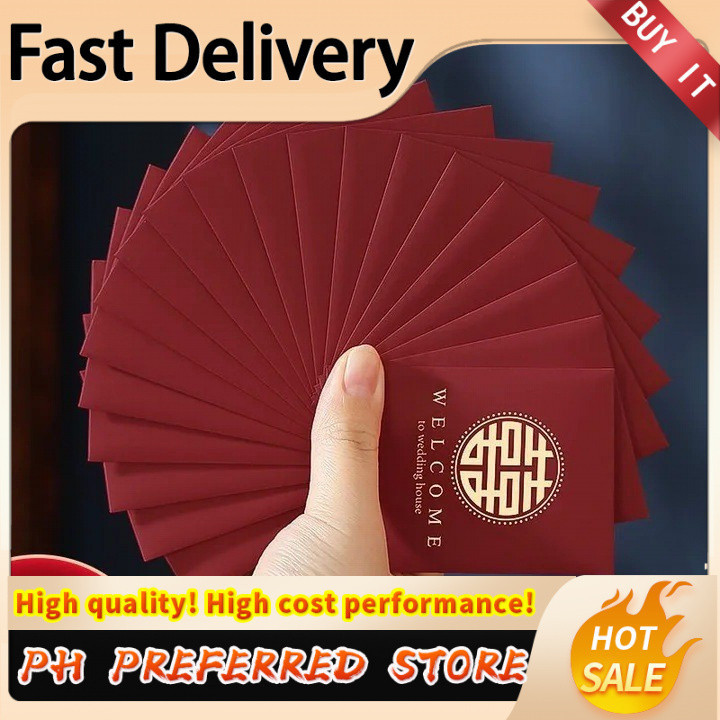 50 Phong Bì Đỏ Đám Cưới Phong Bì Nhỏ Màu Đỏ Đồ Cưới Túi Phong Bì Màu Đỏ Đặc Biệt Phong Bì Màu Đỏ FQN