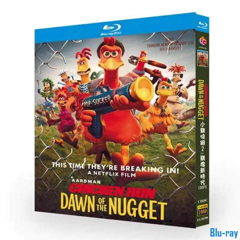 [THƯƠNG HIỆU MỚI SEALED] Phim hoạt hình Mỹ Chicken Run: Dawn of the Nugget (2023) 1 đĩa Blu-ray đóng
