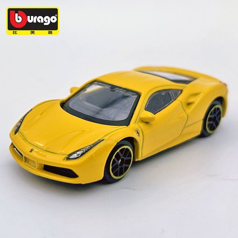 Xe mô hình hợp kim đúc siêu xe Bburago 1: 64 Ferrari 488 GTB