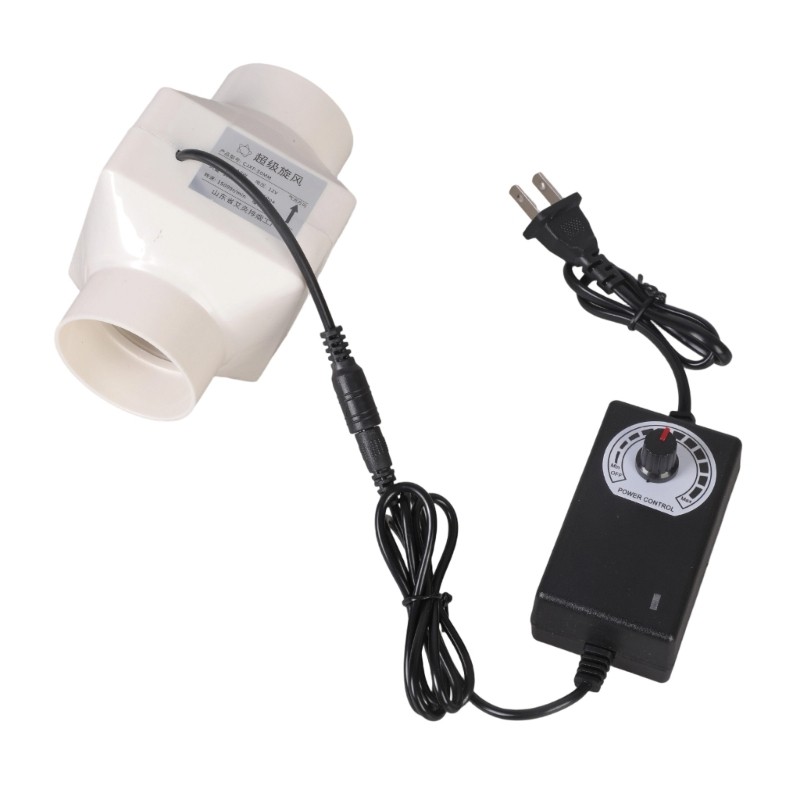 Quạt tăng áp ống xả 2 Inch di động jio Độ ồn 50dB cho các phòng nhỏ