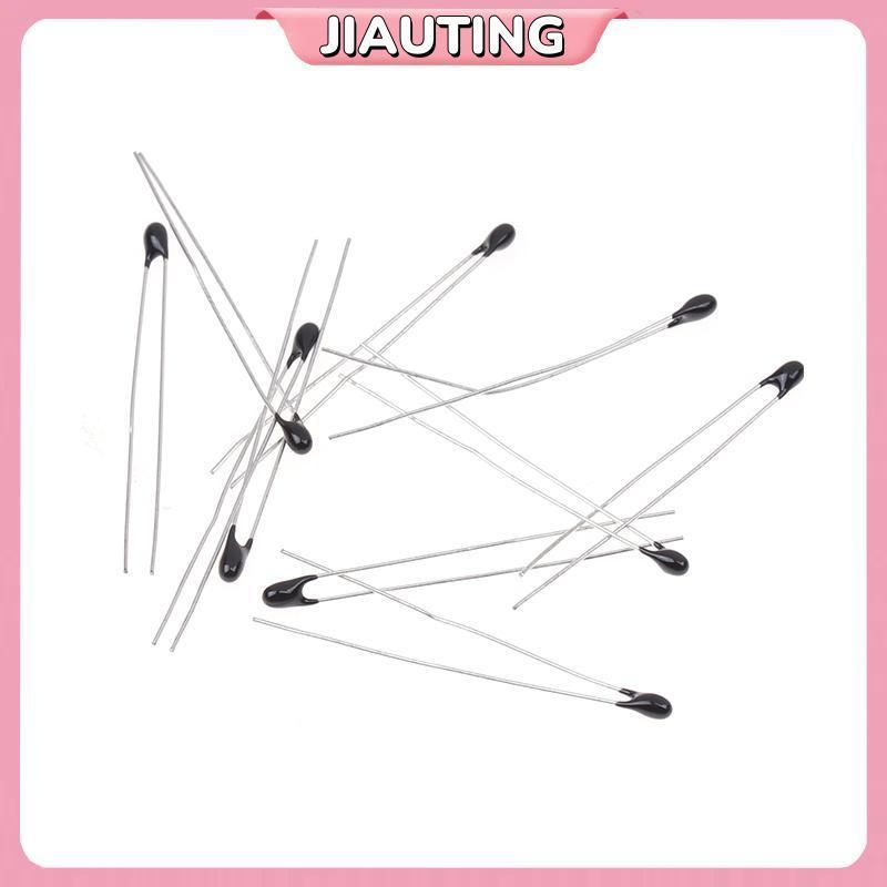 Jiauting 10 Chiếc Điện Trở B3435 NTC-MF52-103F 10K Ohm 1% Cảm Biến Nhiệt Độ Điện Trở Nhiệt NTC Điện 