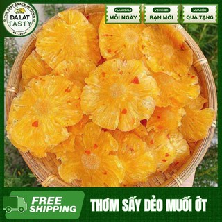 [HÀNG XỊN] Mứt Thơm Sấy Dẻo Muối Ớt Chua Ngọt Cay Tê Hấp Dẫn - Hàng Xịn Chuẩn Vị - Dứa Sấy Dẻo
