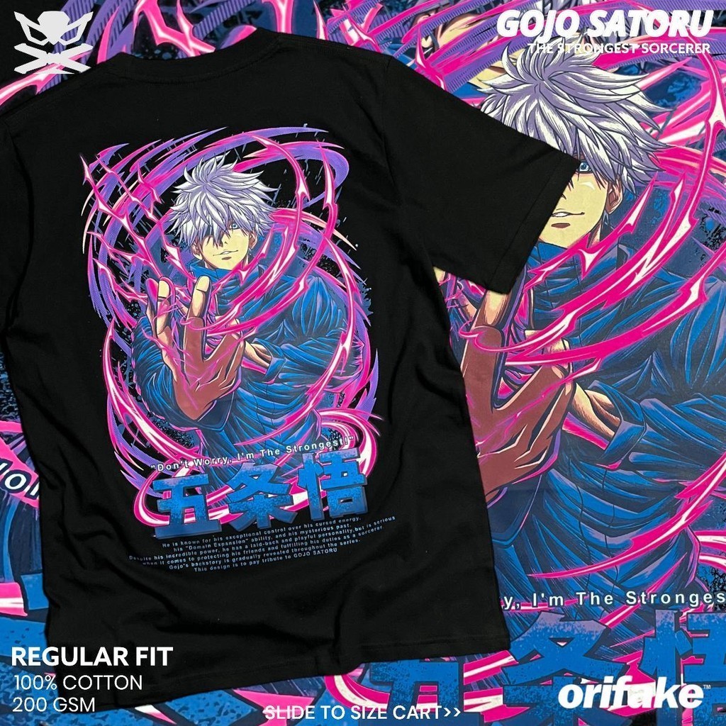 Áo thun Anime Gojo Satoru