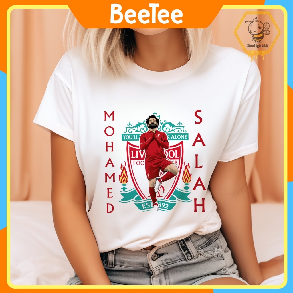 Áo thun Oversize in hình Liverpool Mohamed Salah 116