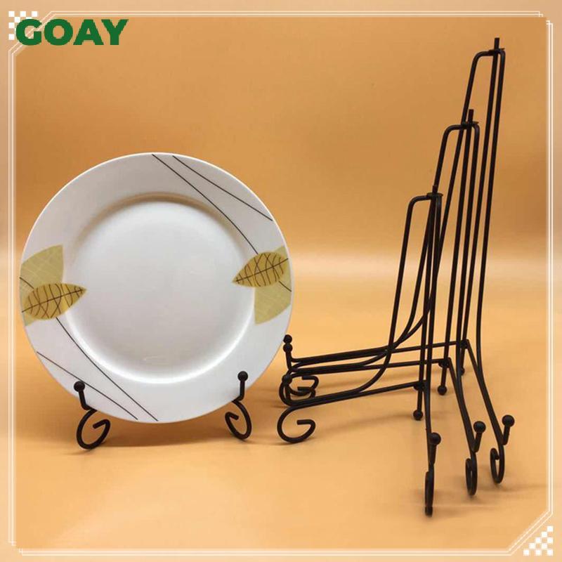 GOAY Iron Display Stand Iron Easel Plate Display Photo Holder Stand, Display Picture Frames, Cookboo