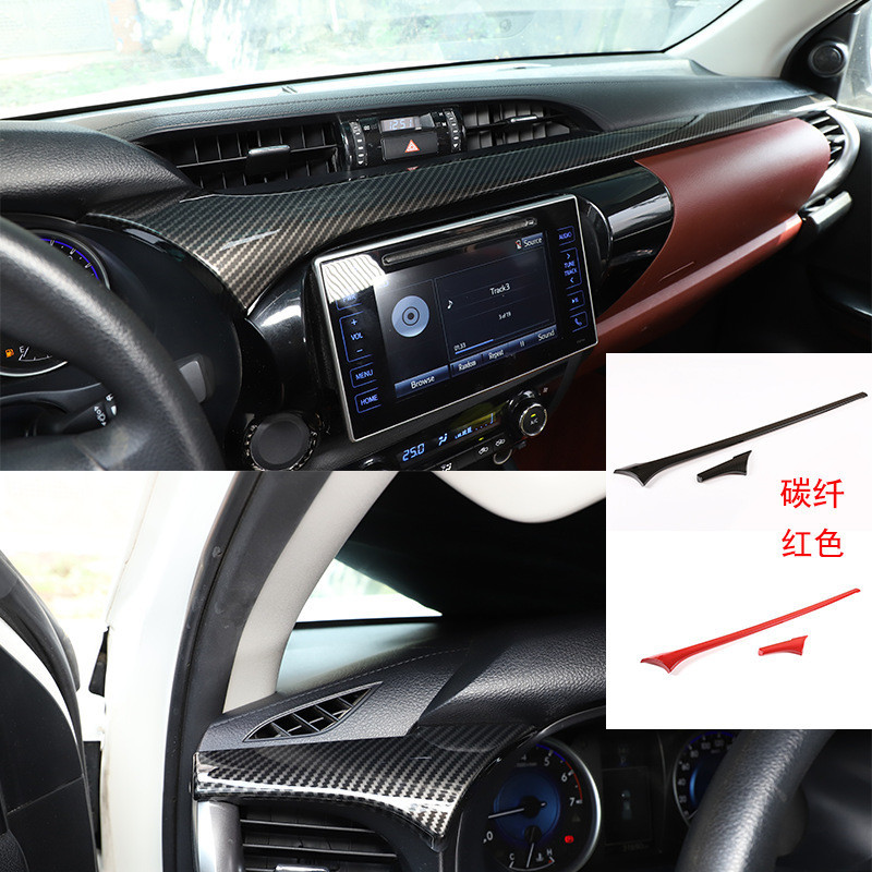 Thích hợp cho 15-21 Bảng điều khiển trung tâm Toyota Hilux Hilux Hilux Bộ 2 mảnh Peptide trái