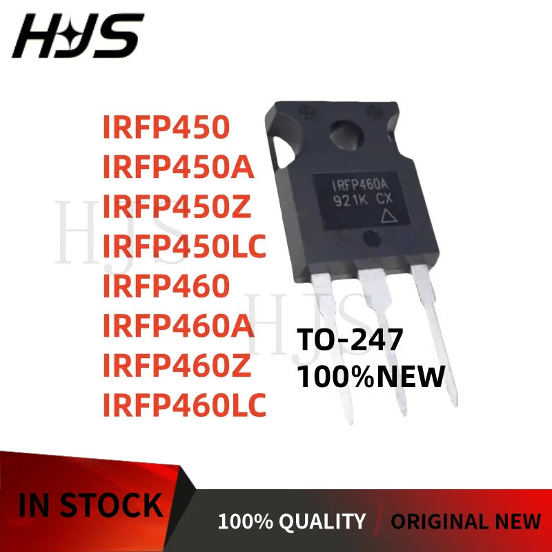 5 Cái / lốc IRFP450 IRFP450A IRFP450Z IRFP450LC IRFP460 IRFP460A IRFP460Z IRFP460LC Còn hàng TO-247 
