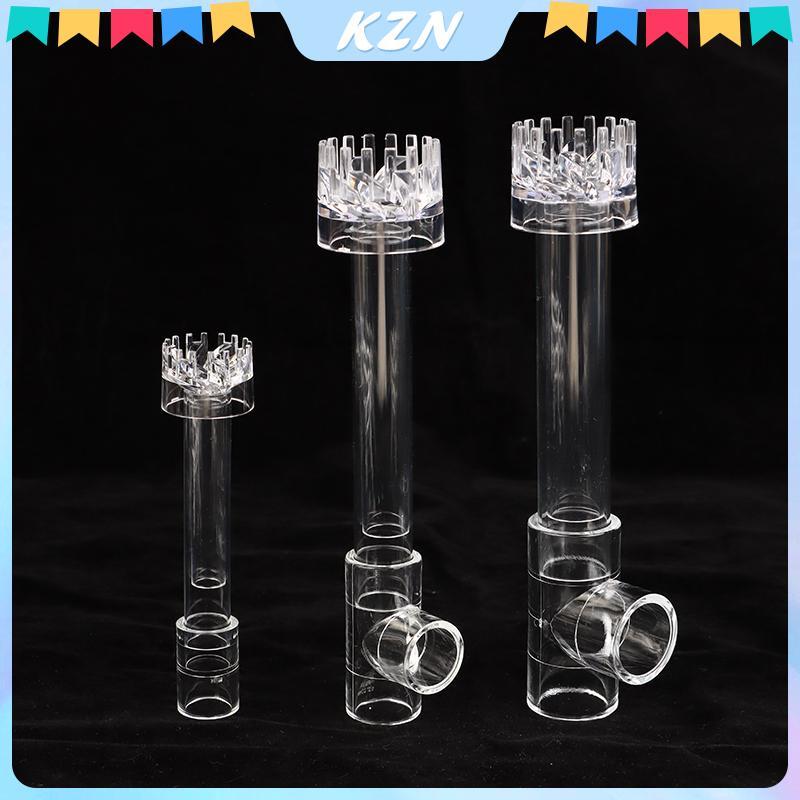 [kzn] 1 Bộ DIY Clear Aquarium Skimmer Acrylic Lily Spin Inflow Outflow Water Plant Tank Filter Clean