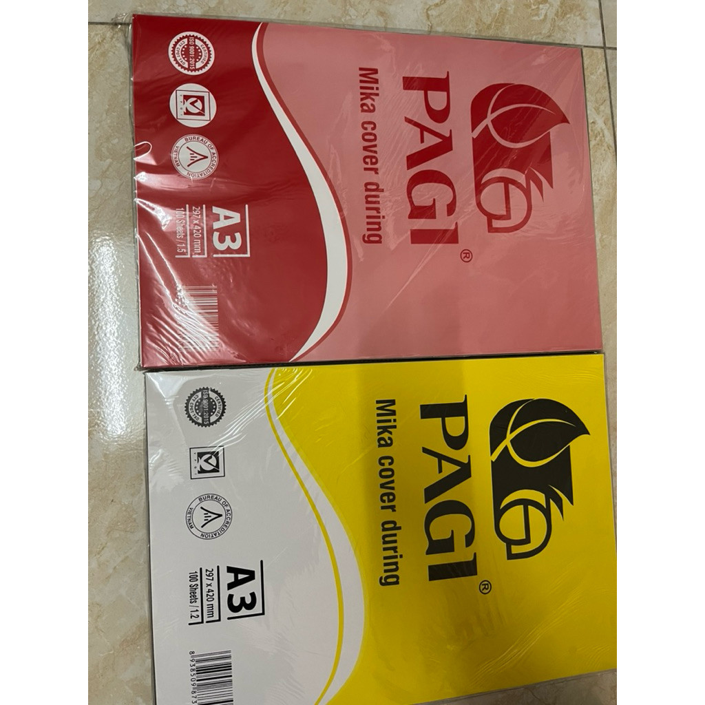 Bìa mica A3 trong suốt - Bìa bóng kính A3 - Bìa đóng sổ sách, hồ sơ trong suốt