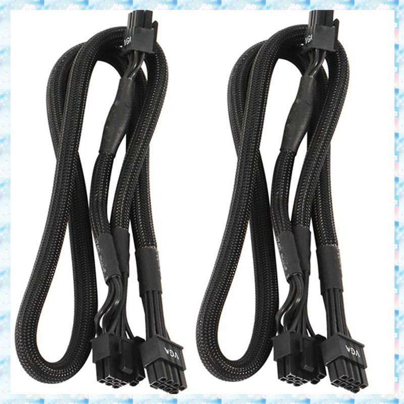 [R Q M U] 2Pack 8 PIN TO Dual 8 Pin 6 PIN PCIE VGA Cáp cấp nguồn cho Supernova G2 G3 G5 P2 T2 GS G +