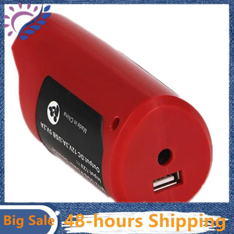 Bộ chuyển đổi nguồn điện USB cho pin Lithium-Ion 12V với cổng USB 2.1A & ổ cắm DC 12V