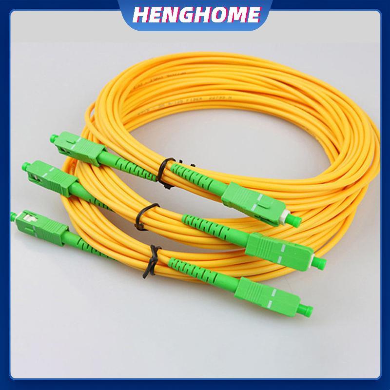 Dây nối quang học HENGHOME SC / APC-SC / APC Chế độ đơn 9 / 125 G652D LSZH 1m2m3m Cáp nhảy sợi quang