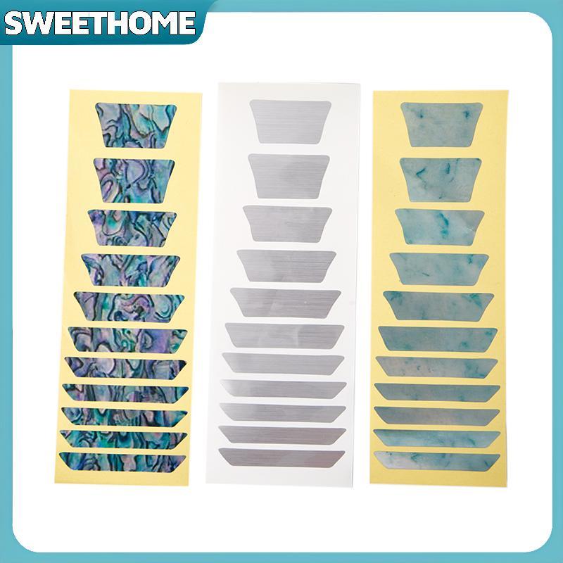 SWEETOME Điện Acoustic Guitar Inlay Sticker Fretboard Marker Guitar Sticker Quy mô SWEETOME