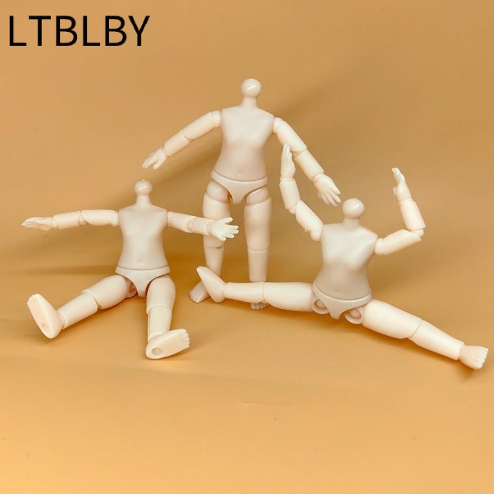 LTBLBY Hình Búp Bê, Búp Bê Cơ Thể PVC Cao 3in 4in, Nhiều Khớp Anime Búp Bê Bền BJD Thân Búp Bê Cho B