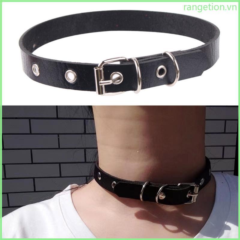 RAN Gothic Punk Rock Choker Da PU Thoải Mái