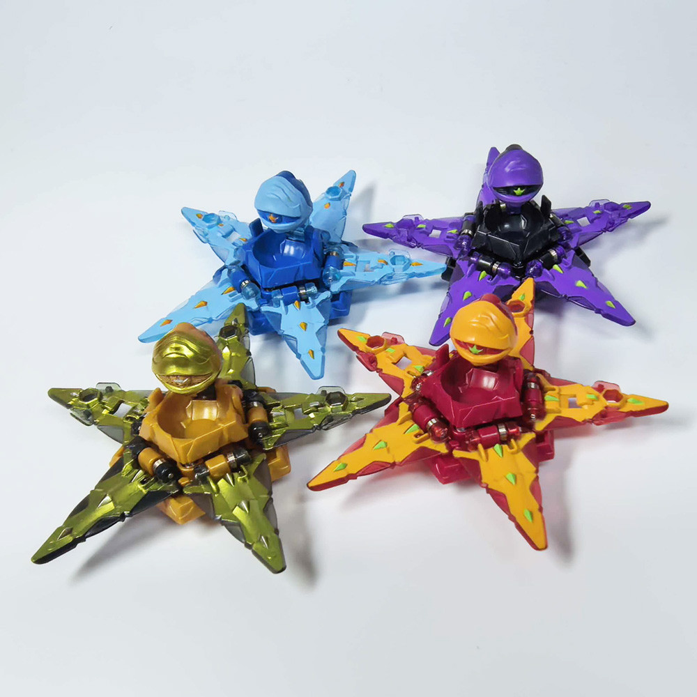 SEGA BGR Bakugan Series Starfish Bakugan Nhân vật hành động có thể biến hình - Nhiều màu Biến thể Po