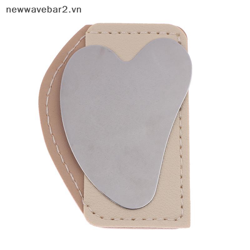 [Mới] Dụng cụ Massage Guasha toàn thân cổ mặt Chăm sóc da mặt Guasha Board Máy mát xa mặt bằng thép 