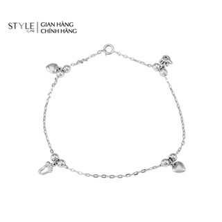  Lắc chân Bạc đính đá STYLE By PNJ 0000W000087 