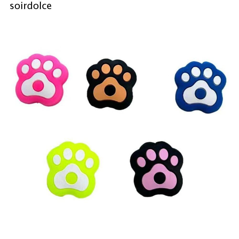 SOIRDOLCE Vợt Tennis Giảm Chấn, Vợt Tennis Chống Rung Silicon Giảm Rung, Giảm Rung Hoạt Hình Bền Đẹp