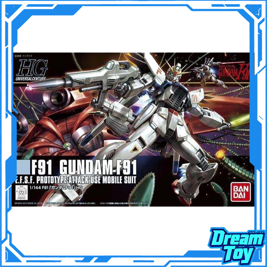 Bandai HGUC F91 Gundam F91 – E.F.S.F. Bộ đồ di động sử dụng tấn công nguyên mẫu (Mobile Suit Gundam 