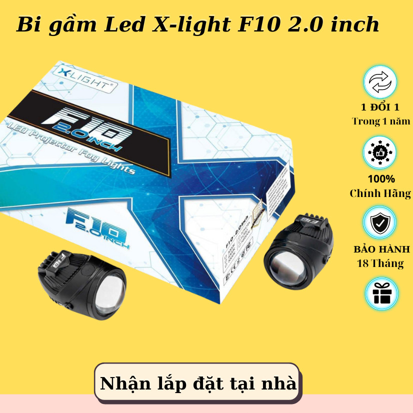 [HÀNG MỚI] Bi gầm Led GTR X-light F10 2.0 inch