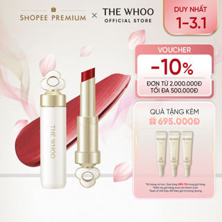   THE WHOO OFFICIAL  Son dưỡng môi có màu giàu dưỡng chất The Whoo Essential Lip Glow Balm 3.3gr 