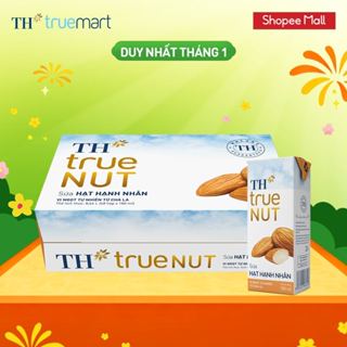  Thùng 48 hộp sữa hạt hạnh nhân TH true NUT 180 ml  48 Hộp  