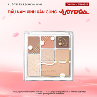  JUDYDOLL Bảng phấn mắt 7 màu Play Color ALL-IN-ONE Palette Đa năng Dễ tán Lên màu chuẩn 8.5g 
