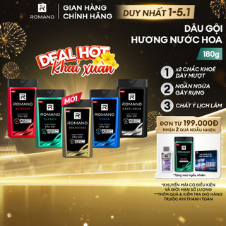  Dầu gội nam Romano hương Nước hoa nam 180g 