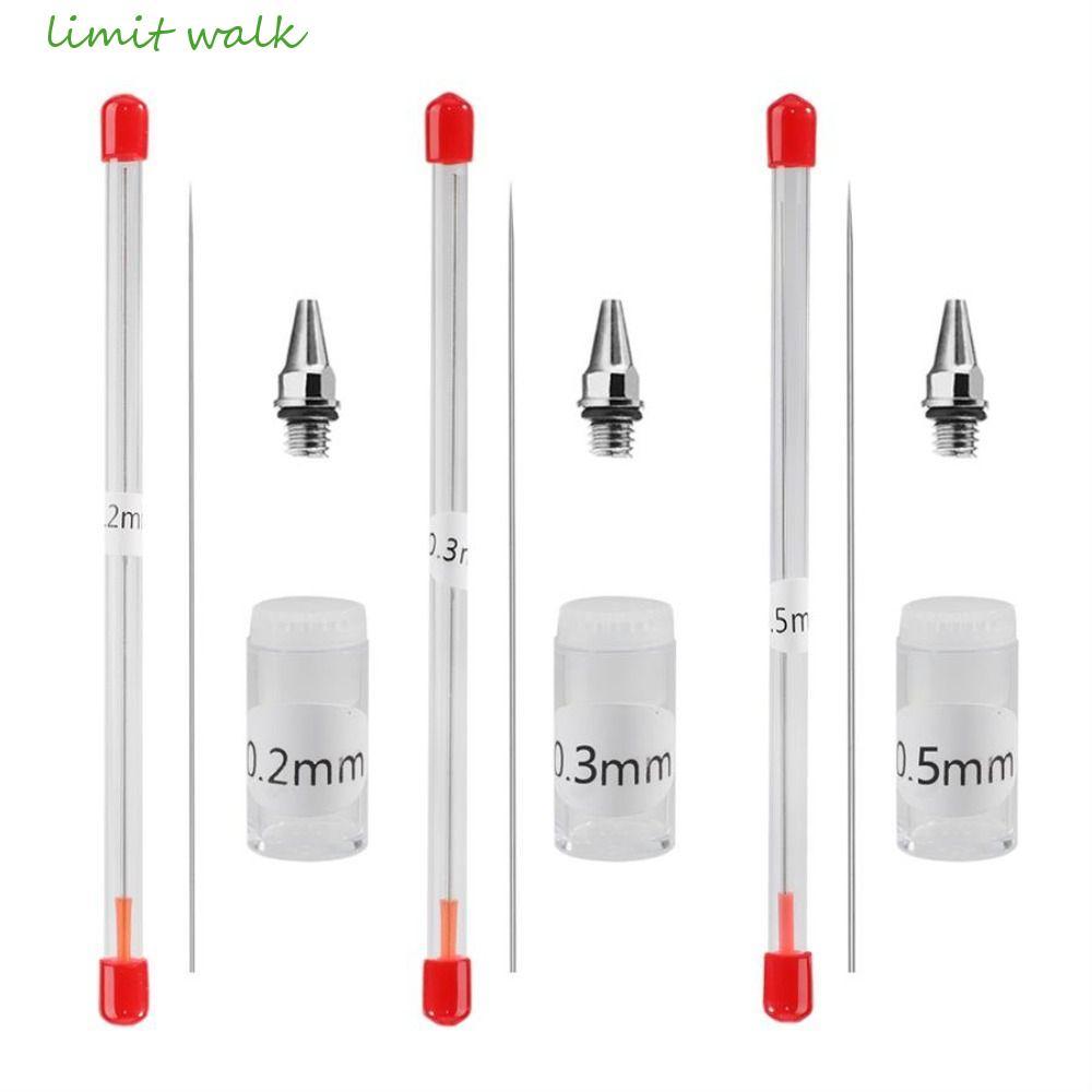 GIỚI HẠN WALK Airbrush Kim Tranh Phun Nắp Bàn Chải Không Khí Nắp Phun Sơn Dụng Cụ Phun Phụ Kiện Cho 