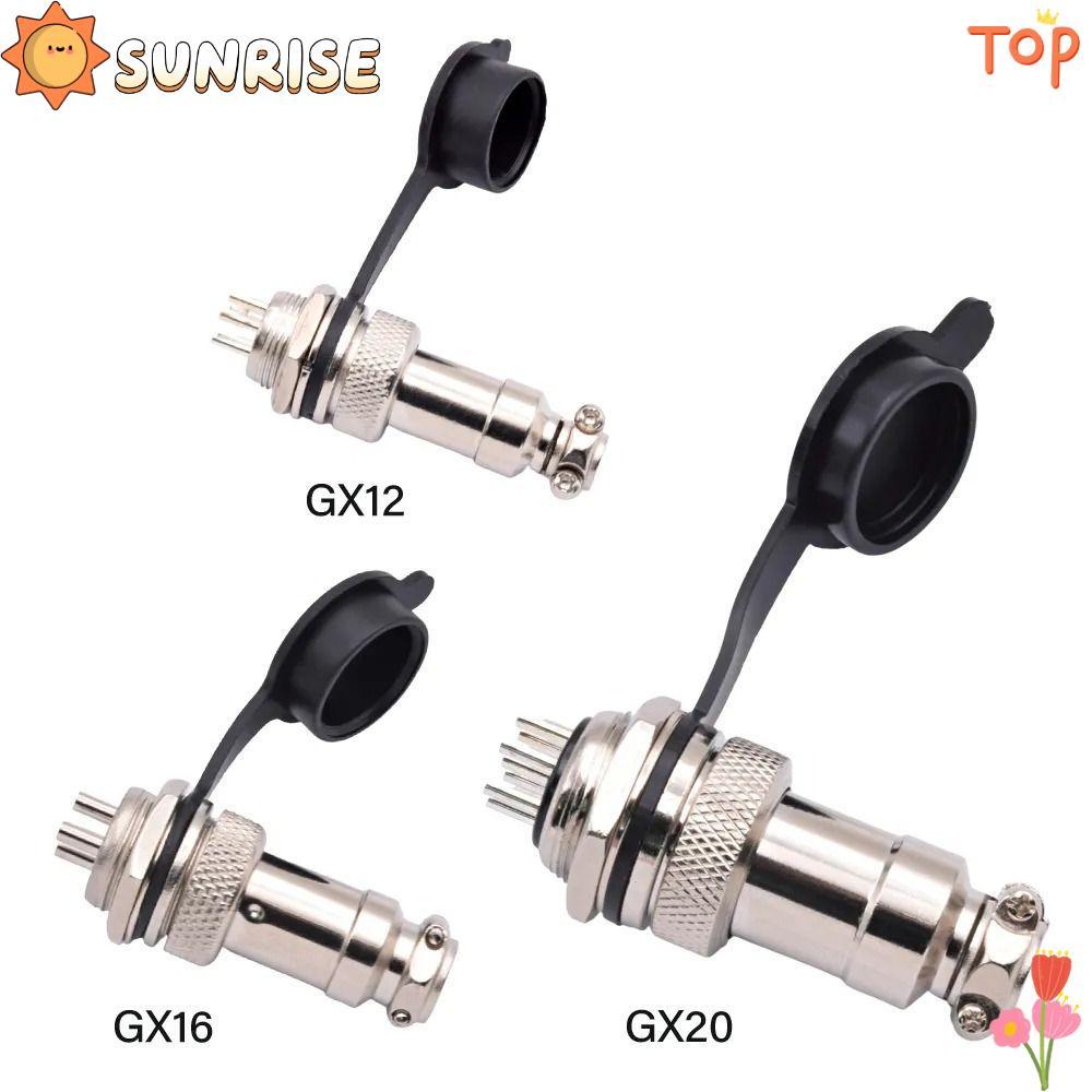 Nắp chống bụi SUNRISE GX12 GX16 GX20, Vỏ ổ cắm tròn hàng không chống nước GX12 GX16 GX20, Vỏ đầu nối