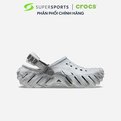 Giày Clog Unisex Crocs Echo - Xám - 208454-1NL
