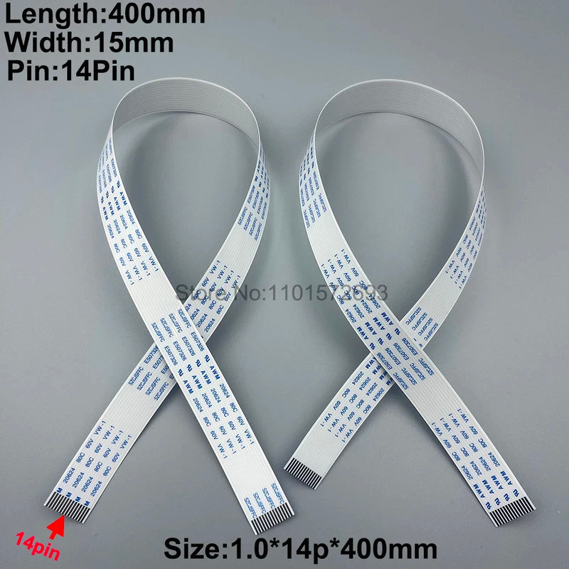 20 Chiếc Máy In Phun 14pins Cáp Dữ Liệu I3200 Đầu In Cho Epson 4720 I3200 Đầu In FFC Cáp Phẳng 15 Mm