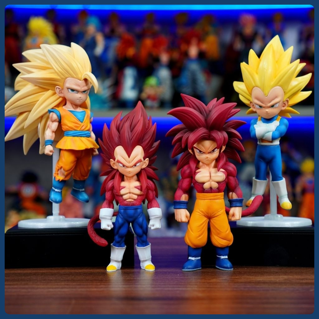 Mô hình Goku - Vegeta Ssj3+ Ssj4 Daima cao 20cm